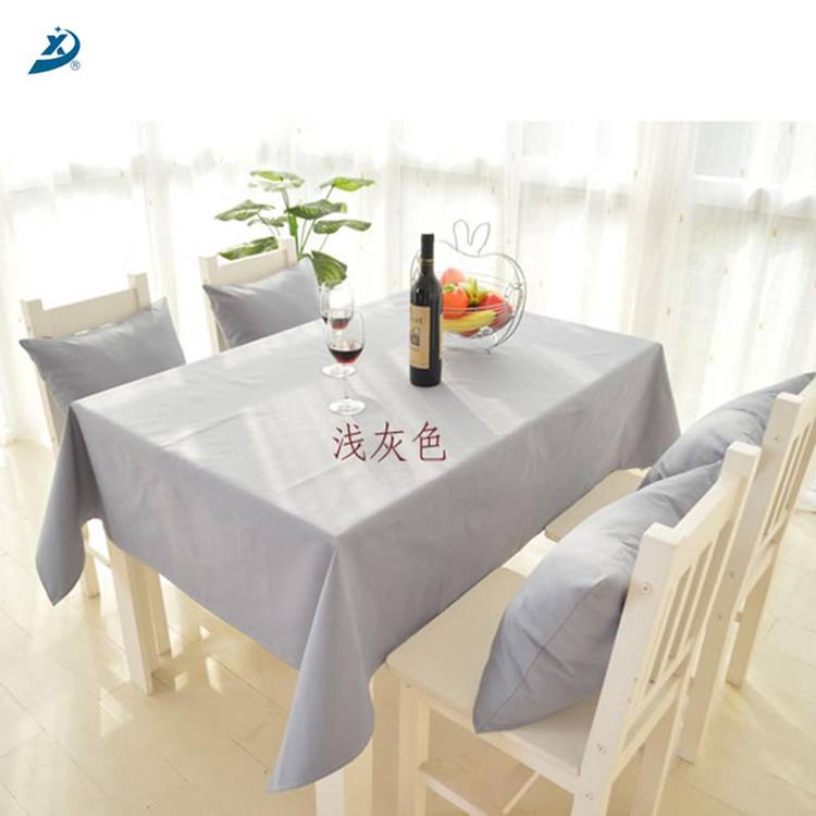 Solid Home Party Decoration Rectangle Table Cloth For Party